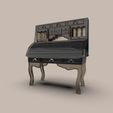 6.79.jpg Vintage Roll Top Desk - Victorian Antique
