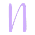 N.stl BARBIE Letters and Numbers | Logo