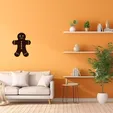 6.webp Gingerbread Man Wall Art