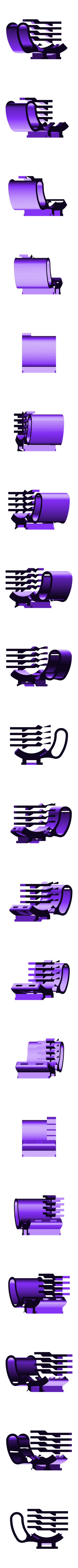 adapter_pc5000_bundler.stl Snap-fit Bike Stem Mount for Anker PowerCore 5000 / PowerCore+ mini