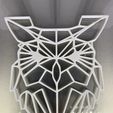 IMG_1294.jpg Fichier STL Art mural hibou géométrique・Design pour imprimante 3D à télécharger