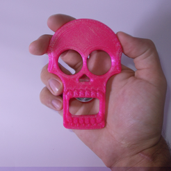 001_.png Файл STL Skull Bottle Opener・Шаблон для 3D-печати для загрузки