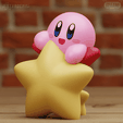 kirbyStar08.png Kirby Star 4 modèles Easy Print