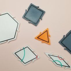 tiles.jpg Free STL file Interlocking Polygons・3D printer design to download