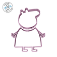 Peppa-Pig-Pieces-Mother_CP.png Peppa Pig Silhouette Collection Set - Cookie Cutter - Fondant - Polymer Clay