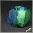 SkullV_lowP_4.jpg Jarrón calavera Low-Poly