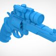 036.jpg Smith & Wesson Model 629 Performance Center from the movie Escape from L.A. 1996 1:10 scale 3d print model