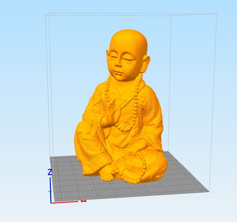 c3.jpg STL-Datei Meditierender Mönch・Vorlage für 3D-Druck zum herunterladen, satis3d