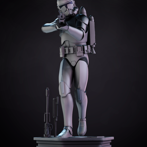 270223-StarwWars-Storm-Trooper-Sculp-Image-002.png Sculpture Clone Trooper - Modèles 3D Star Wars - Testé et prêt pour l'impression 3D