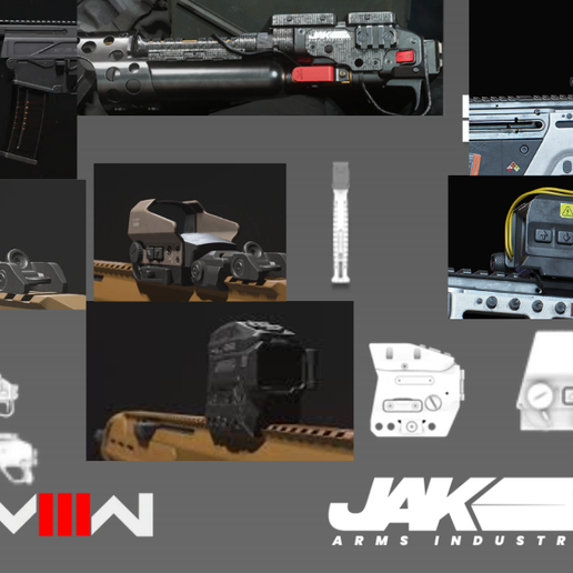 🤙 call of duty modern warfare 3 jak Attachments PACK 8・ 3D File for 3D ...