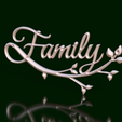 Family-Colgador.png Infinity Link: Cursive 'Family' Hanging Poster