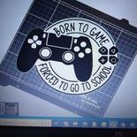 339070460_2434199963423839_6571491184382917709_n.jpg STL file Gaming Sign Kids Bedroom Sign / Cake topper/ Gaming birthday decor / Kids Decor/ Gift / Wall art video game・3D printable model to download