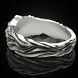 Wolf-band-ring-8.jpg Archivo STL Anillo banda lobo・Plan de impresora 3D para descargar
