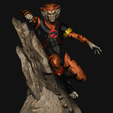 1.png Tygra Red and Black Thundercats STL files 3D printing collectibles fanarts by CG Pyro