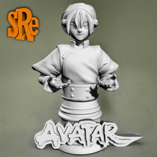 Toph Beifong Bust - Avatar The Legend of Aang