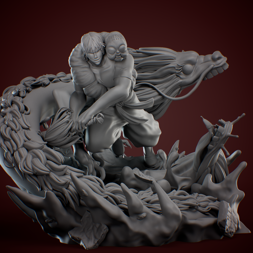 👾 Toji Fushiguro - Jujutsu Kaisen・ 3D File for 3D printing・Cults