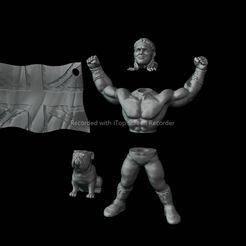20230203_042848.jpg Fichier 3D WWF-WWE Custom British Bulldog V2・Idée pour impression 3D à télécharger