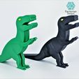 Folie2.jpg DINO DOOR STOPPER | For Dino Lovers and Kids in T-Rex Style | 3D-Printable STL