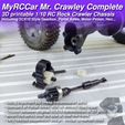 MRCC_MrCrawley_Complete_18.jpg MyRCCar Mr. Crawley Complete. 1/10 Customizable RC Rock Crawler Chassis with Portal Axles and Gearbox