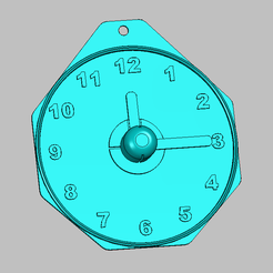 Horloge-Pégagogique-V2-assemblée.png STL file Horloge Pédagogique・Template to download and 3D print