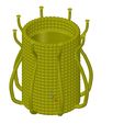 osmi03v3-14.jpg vase cup vessel octopus omni03v3 for 3d-print or cnc