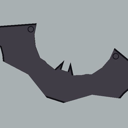 The batman 2022 logo 3D model