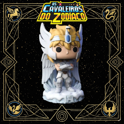 Cygnus Hyoga - Saint Seiya (Knights of the Zodiac) - Funko Pop Style - 3D Print STL
