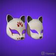 1-9.jpg Kitsune Cat Mask