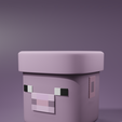 Maceta-Cerdo.png Pack of Minecraft inspired flowerpots