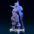 19.jpg Barbarian Girl 3D print model