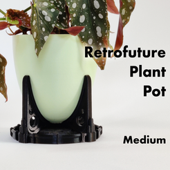 Mainpreview-Medium.png Retrofuturistic Medium Plant Pot