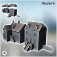 1-PREM.jpg Set of two houses from Sword Beach (Ouistreham, Normandy, France) - Modern WW2 WW1 World War Diaroma Wargaming RPG Mini Hobby