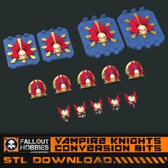 STL. DOWNLG@AT ARARRAAN 3D file Vampire Knight Conversion Bits・3D printer design to download, FalloutHobbies