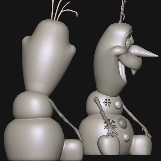 STL file Olaf the Snowman ☃️ ・3D printable model to download・Cults