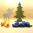 DSC01173 copia.jpg STL file Lazy Reindeer・3D print design to download