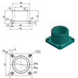 FLANGE-SUPORT-DRAWING.png Flange Suport for 30mm tube