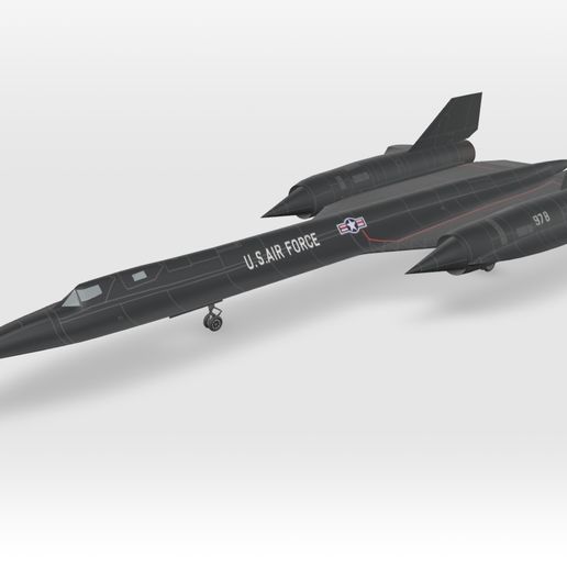 SR-71 Blackbird Mach 3 Icon