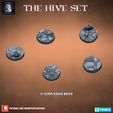 720X720-hivesetdiapo-3.jpg 3D file The Hive Set Bases (Pre-supported)・Template to download and 3D print