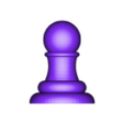 SimpleChessPawn.stl Pocket Chess