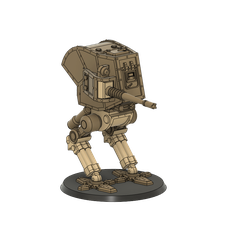 Solar-Sentinal-1.png STL file Adamus Light Bipedal Walker・Template to download and 3D print