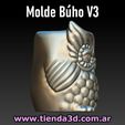 buho-v3_3.jpg Owl Pot Mold V3