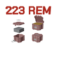 COL_21_223rem_25a.png AMMO BOX 223 REM AMMUNITION STORAGE 223rem CRATE ORGANIZER