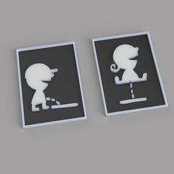 Toilet01.jpg Fichier STL Panneau de toilettes・Objet imprimable en 3D à télécharger, mackostepan