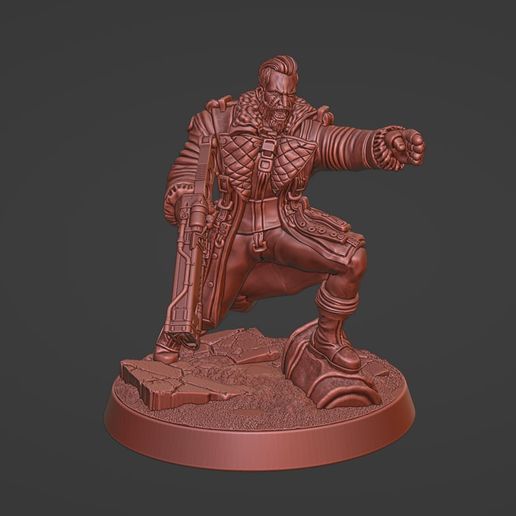 Steel comander 3D model