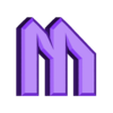 M.stl Letters and Numbers ROBOCOP | Logo