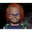 6ca3dbc50399e611587cd1f600b09f3b_preview_featured.jpg Free OBJ file Chucky Bust・Design to download and 3D print