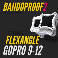 Bandproof2_1_GoPro9-12_FA-03.png BANDOPROOF 2 // FLEX ANGLE // HORIZONTAL CAM MOUNT // GOPRO9-12