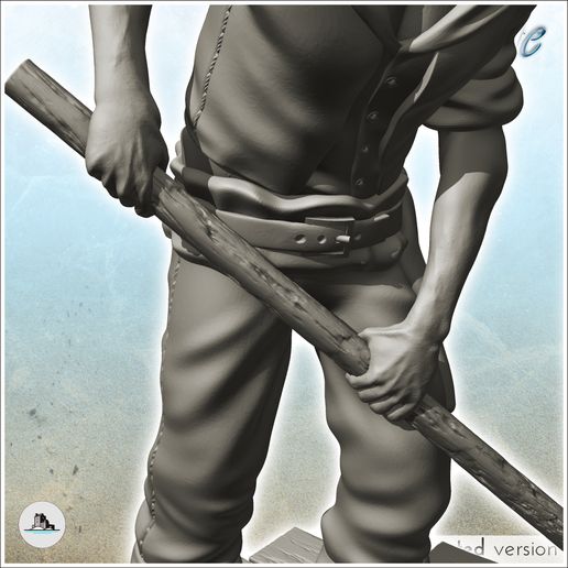 6.jpg Pirate sailor with turban brushing the ground (9) - Jungle Blackbeard Island Beach Piracy Caribbean Medieval
