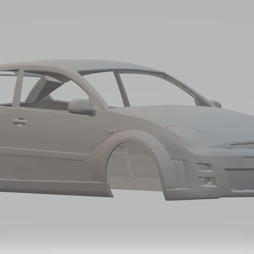 Stl File Ford Focus・3d Printer Model To Download・cults