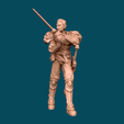 BPR_Render2.png Eurshin, a dramatic half-orc (alternative pose) - dnd miniature [presupported]